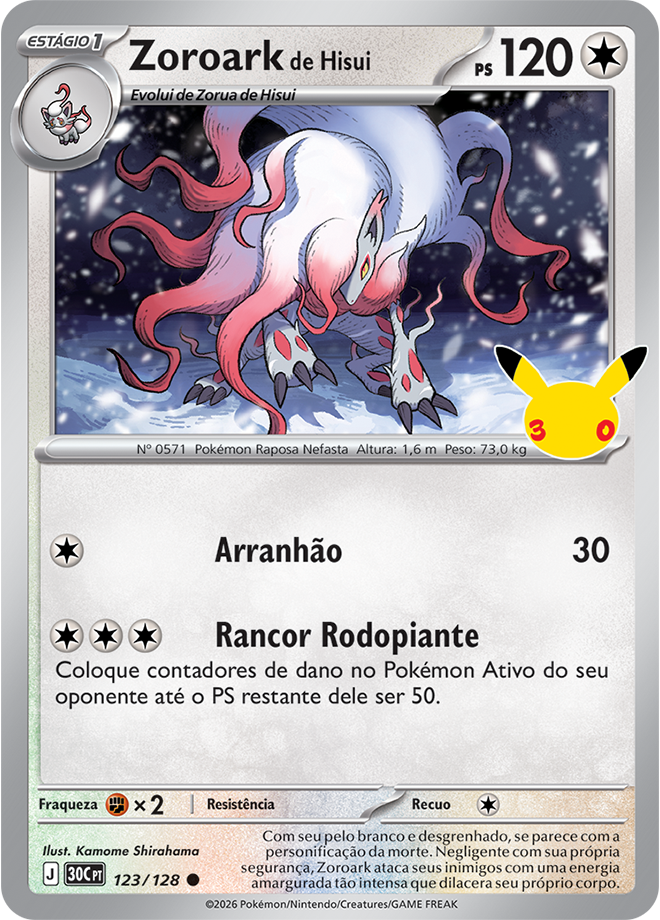Carta Zoroark de Hisui