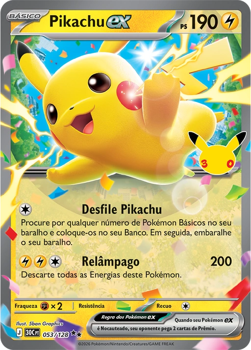 Carta Pikachu ex