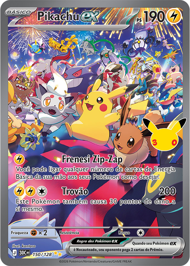 Carta Pikachu ex