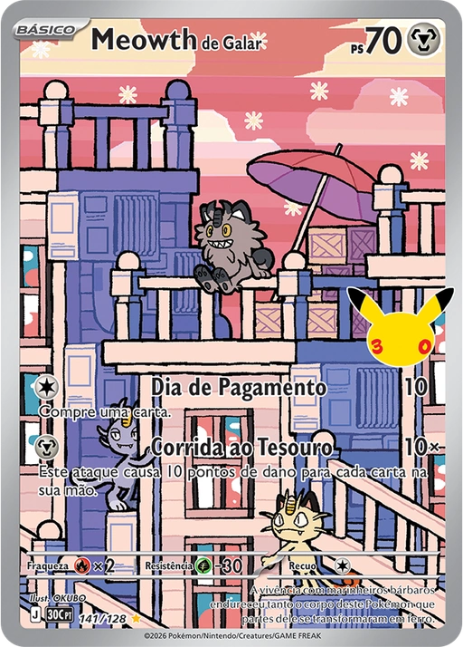 Carta Meowth de Galar