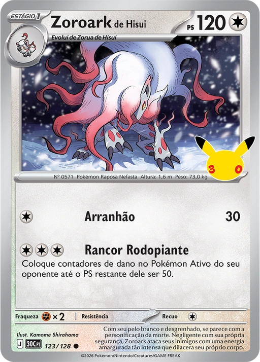 Carta Zoroark de Hisui