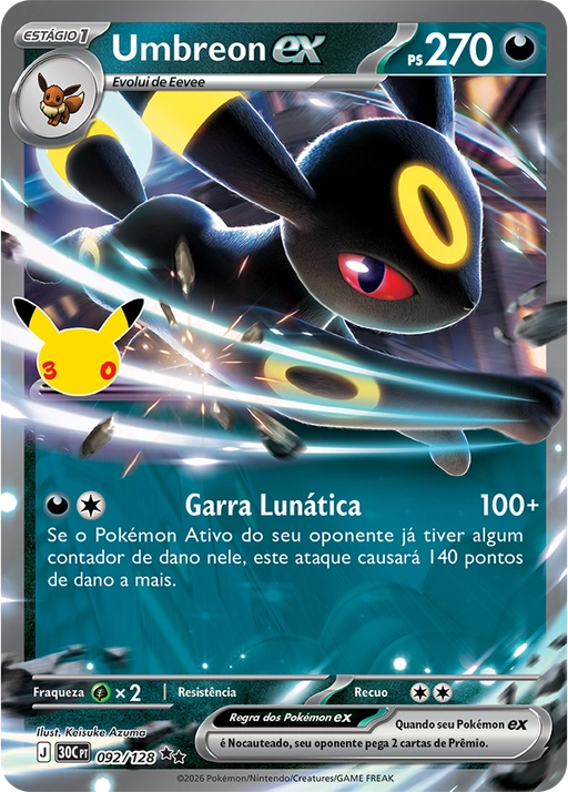 Carta Umbreon ex
