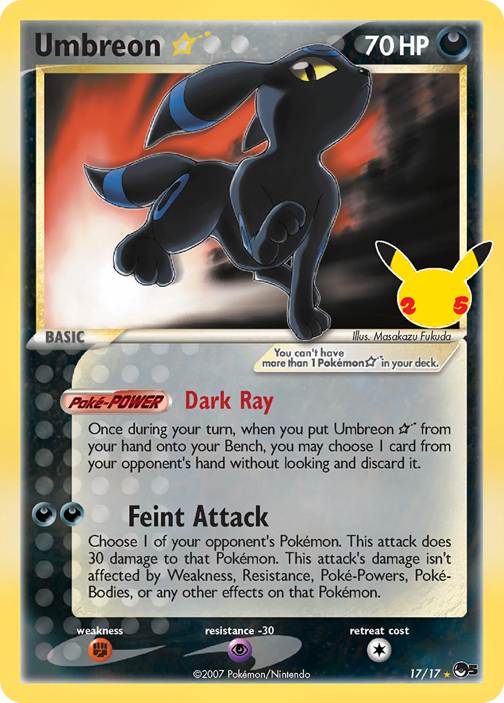Carta Umbreon Star