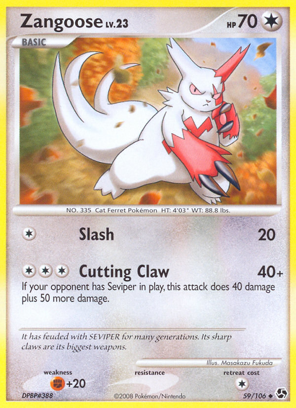 Carta Zangoose