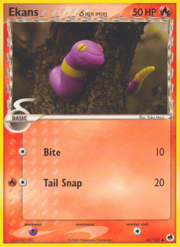 Carta Ekans δ