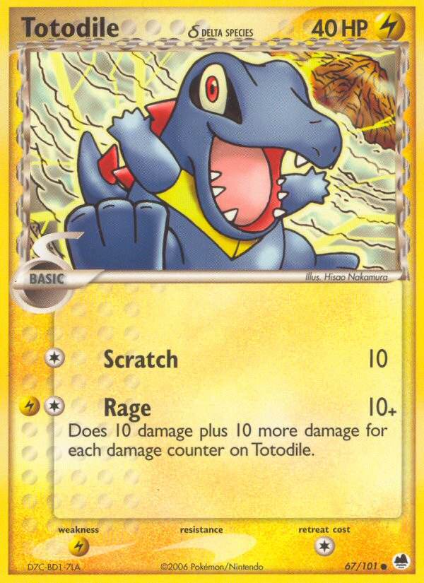 Carta Totodile δ