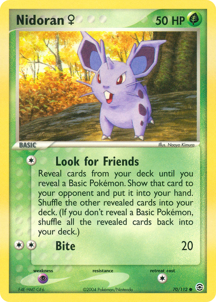 Carta Nidoran♀