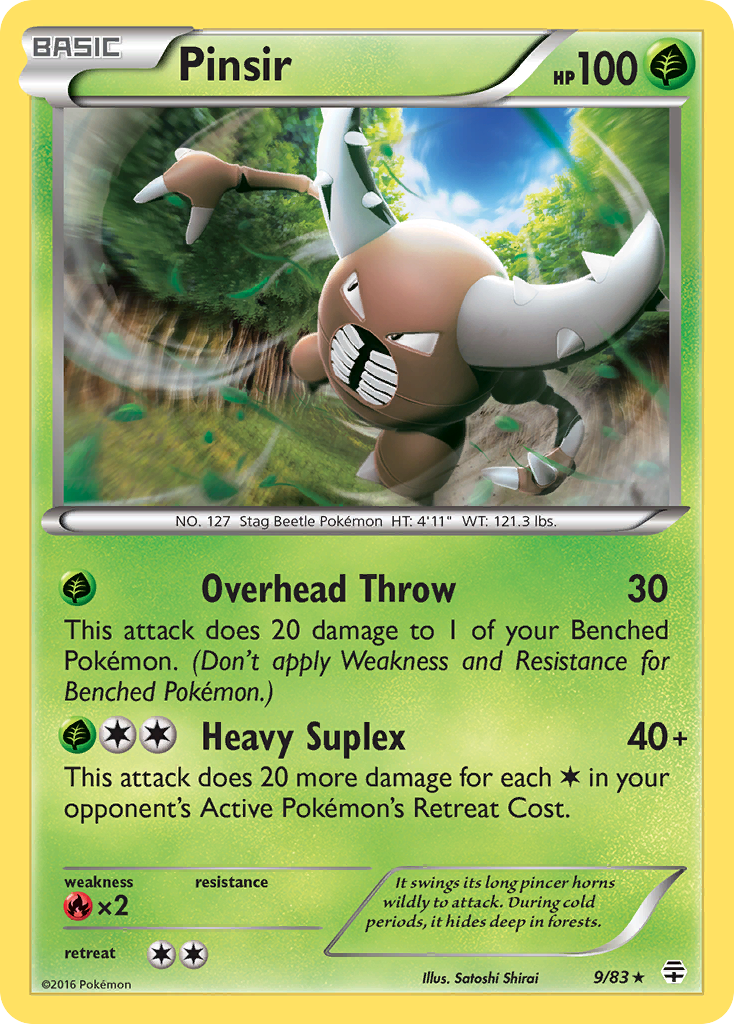 Carta Pinsir
