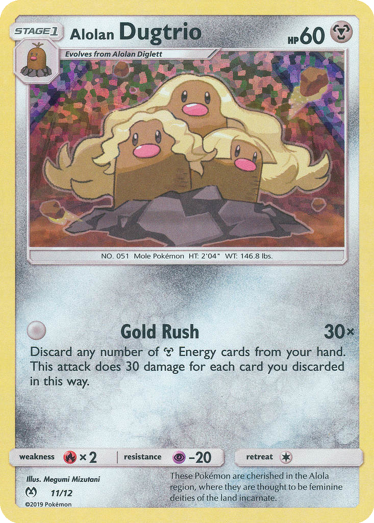 Carta Alolan Dugtrio