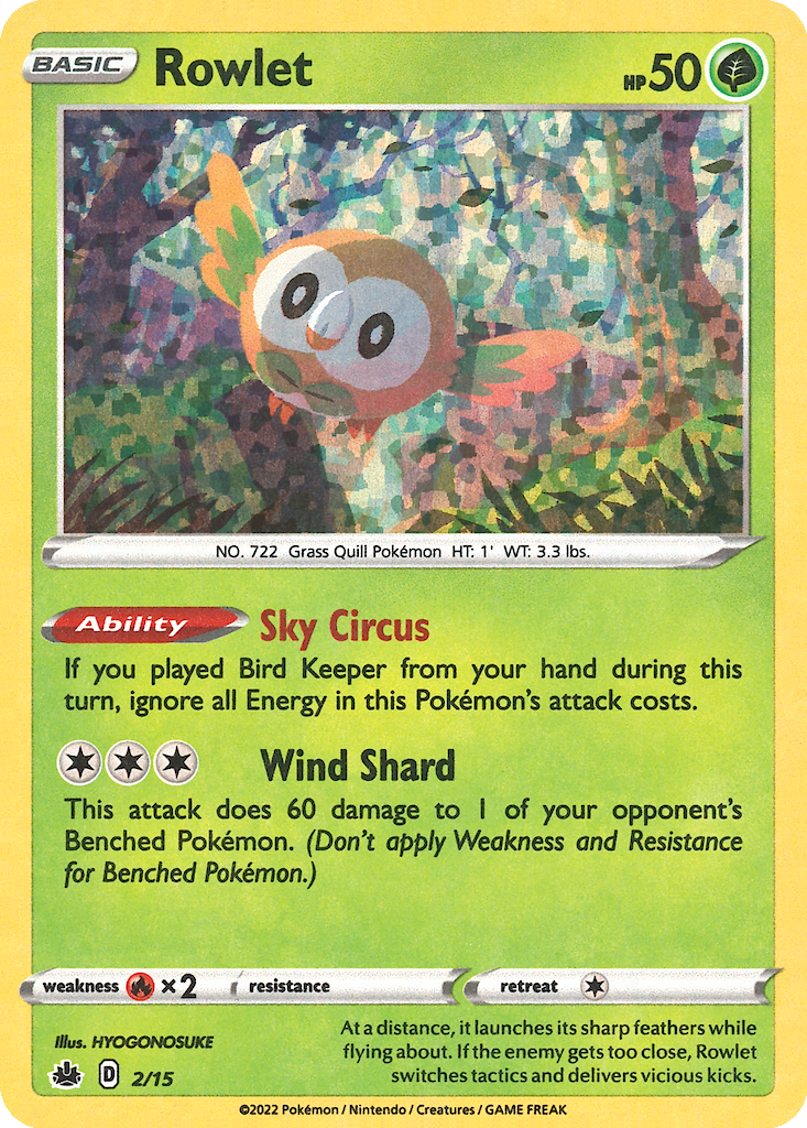Carta Rowlet