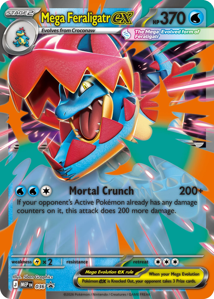 Carta Mega Feraligatr ex