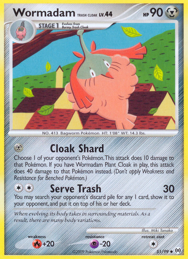 Carta Wormadam Trash Cloak