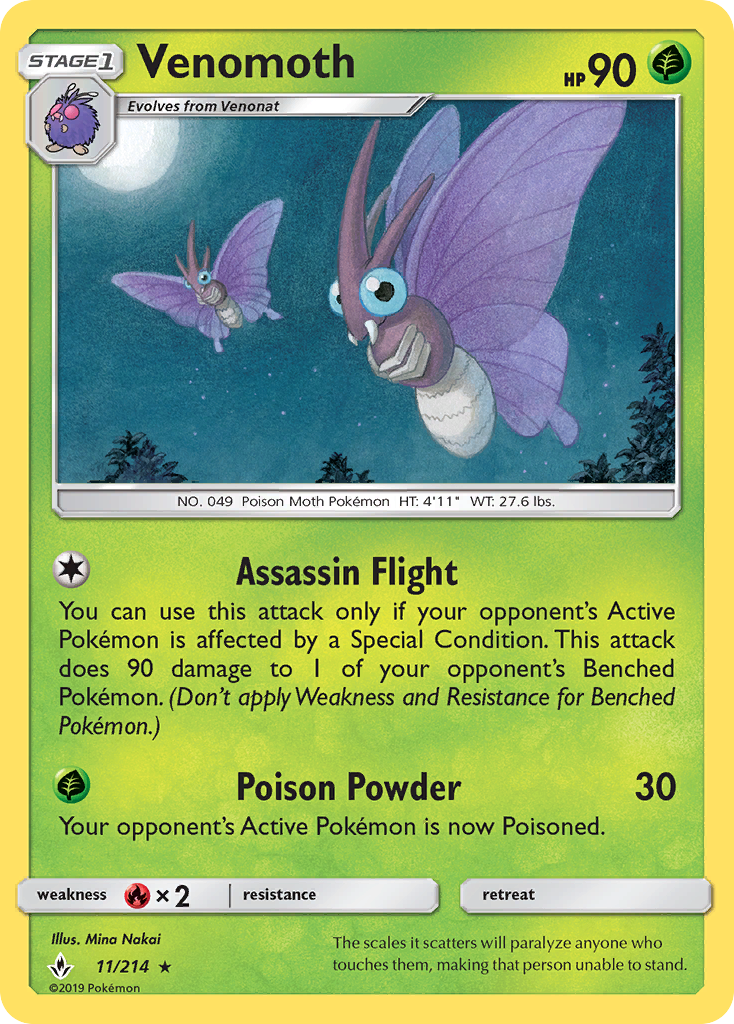 Carta Venomoth