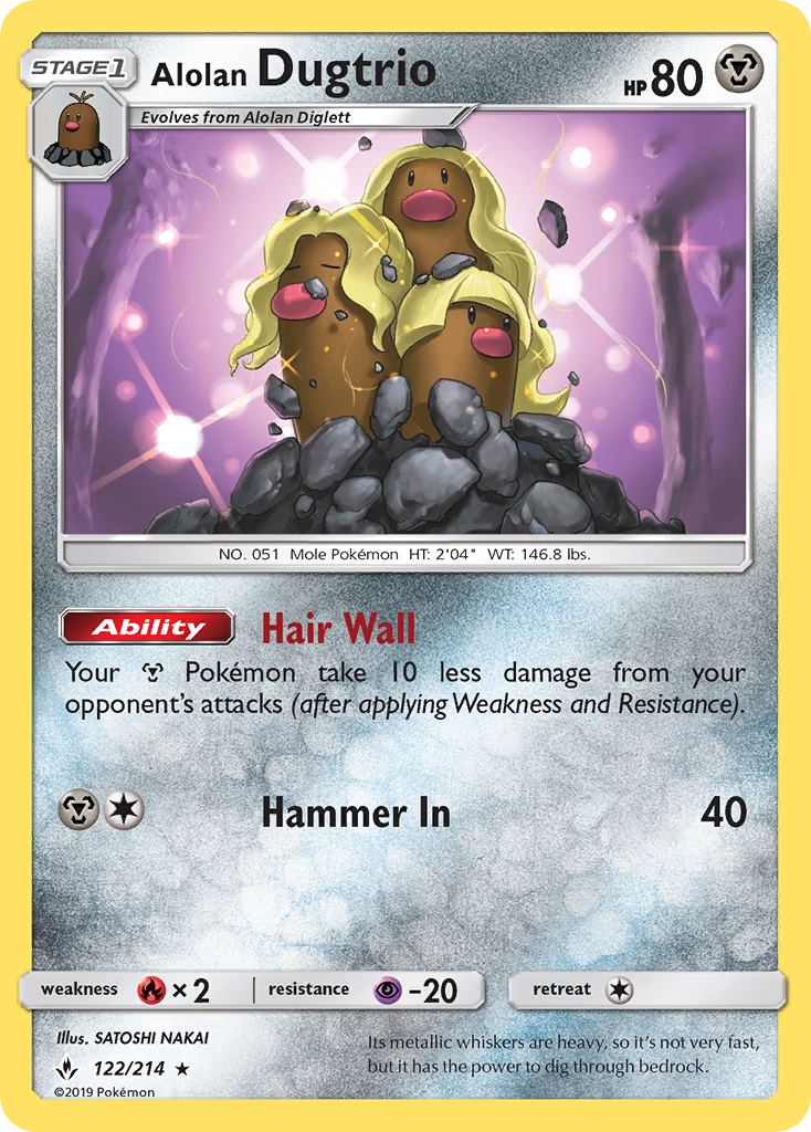 Carta Dugtrio de Alola
