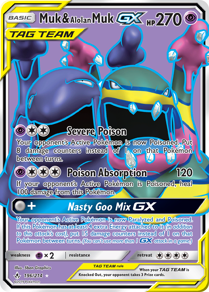 Carta Muk e Muk de Alola GX