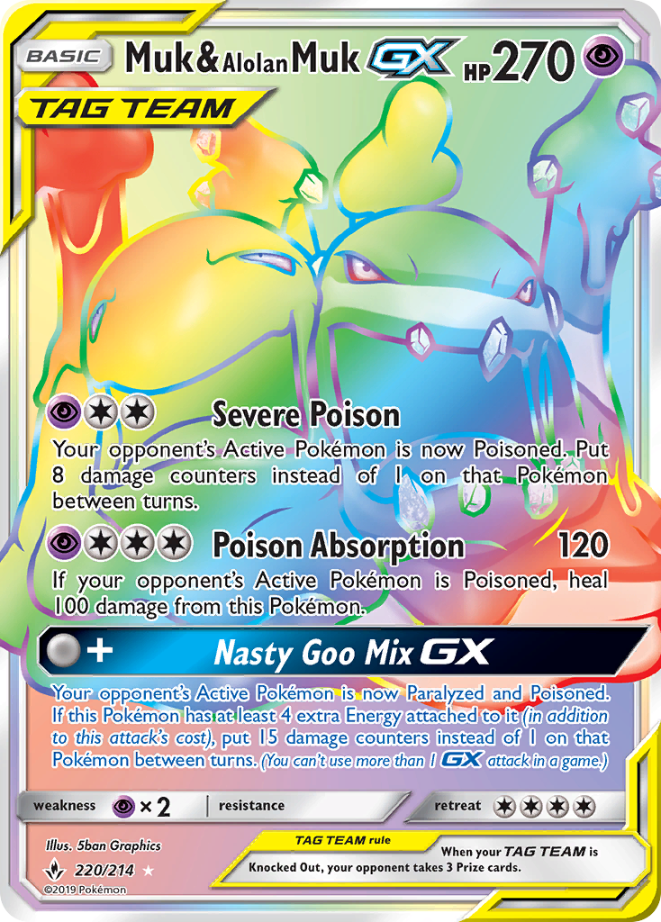 Carta Muk e Muk de Alola GX
