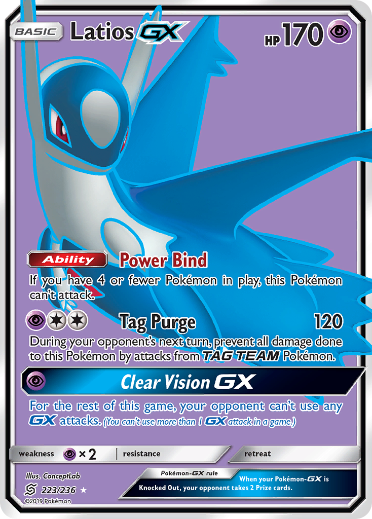 Carta Latios GX