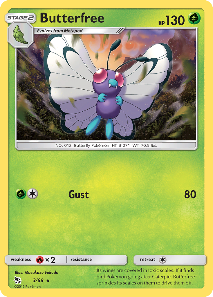 Carta Butterfree