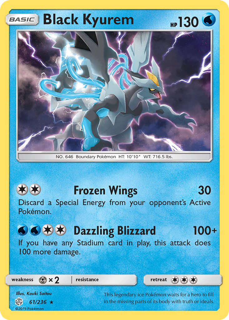 Carta Kyurem Preto