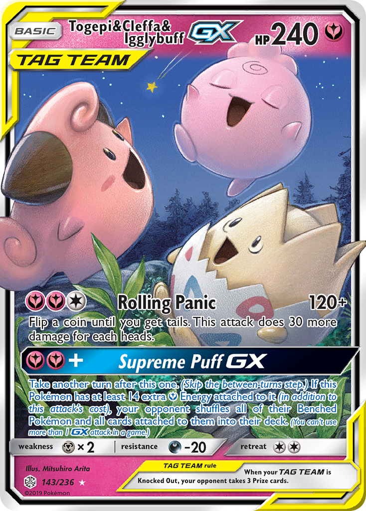 Carta Togepi, Cleffa e Igglybuff GX