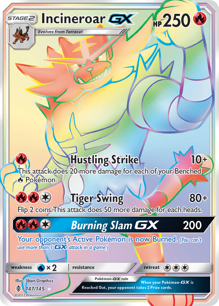 Carta Incineroar GX