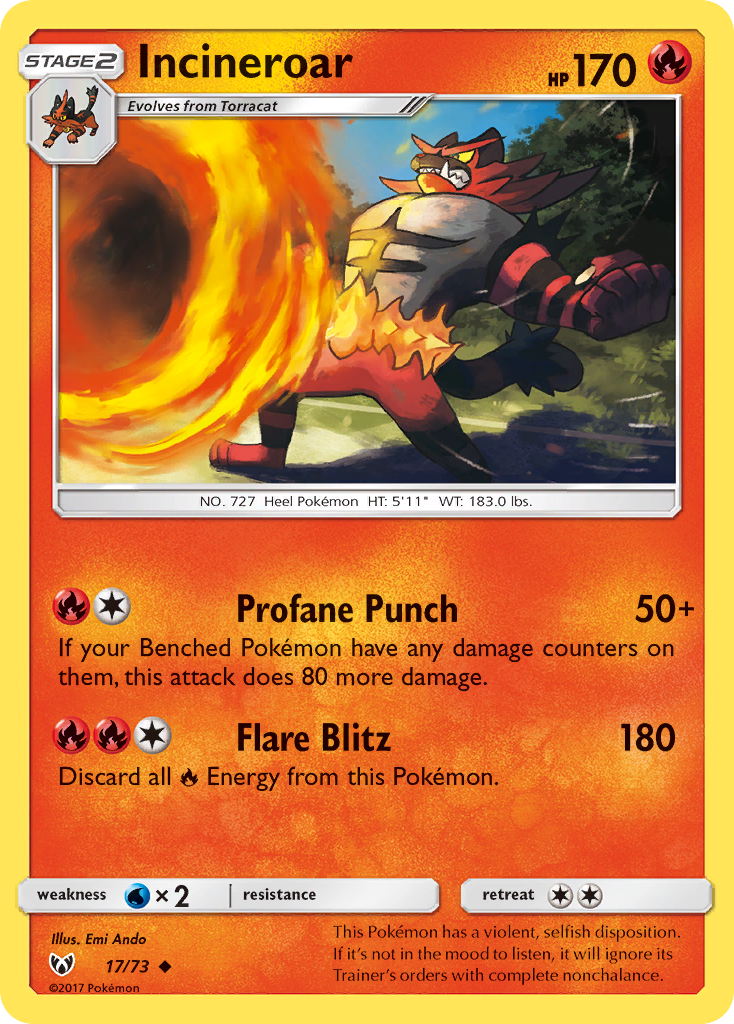 Carta Incineroar