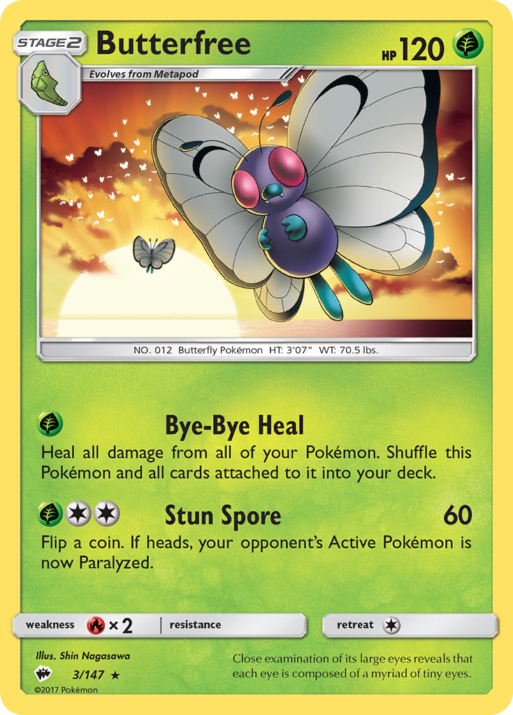 Carta Butterfree
