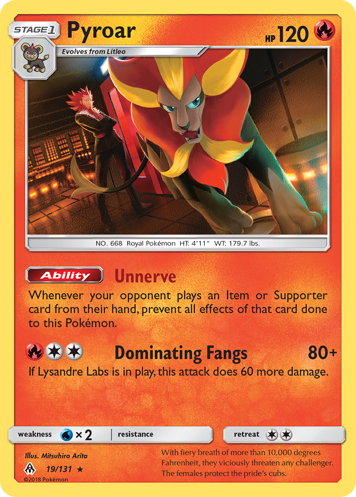 Carta Pyroar