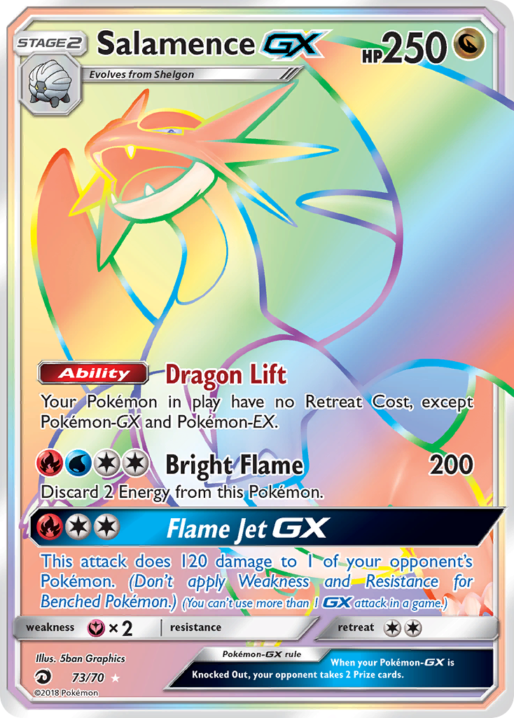 Carta Salamence GX