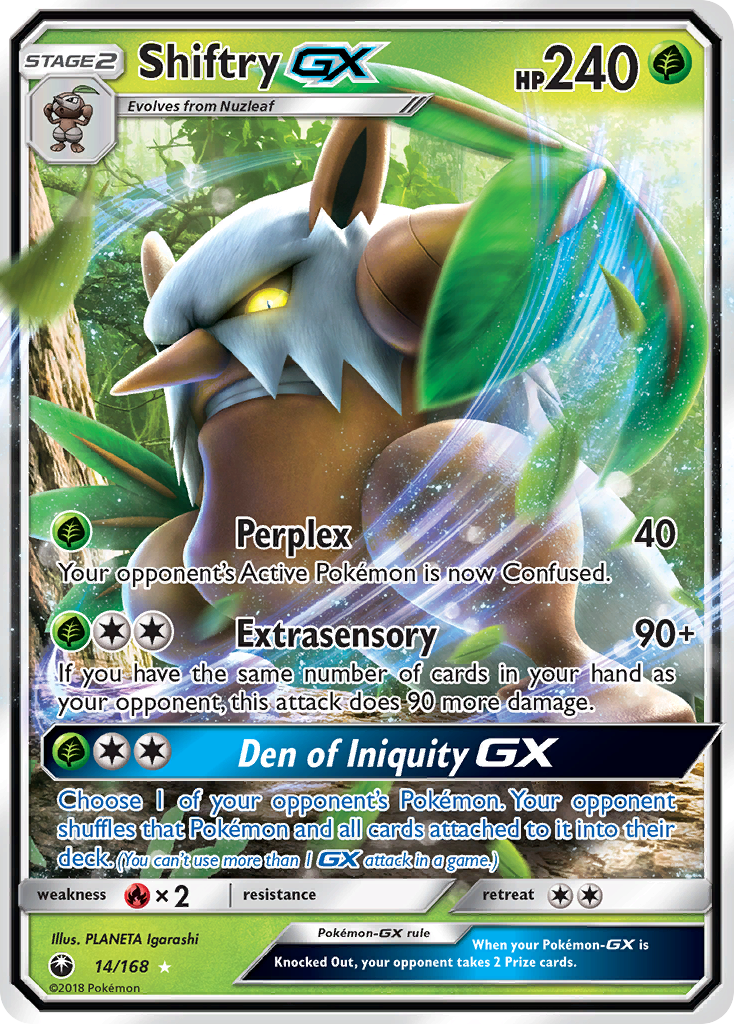 Carta Shiftry GX