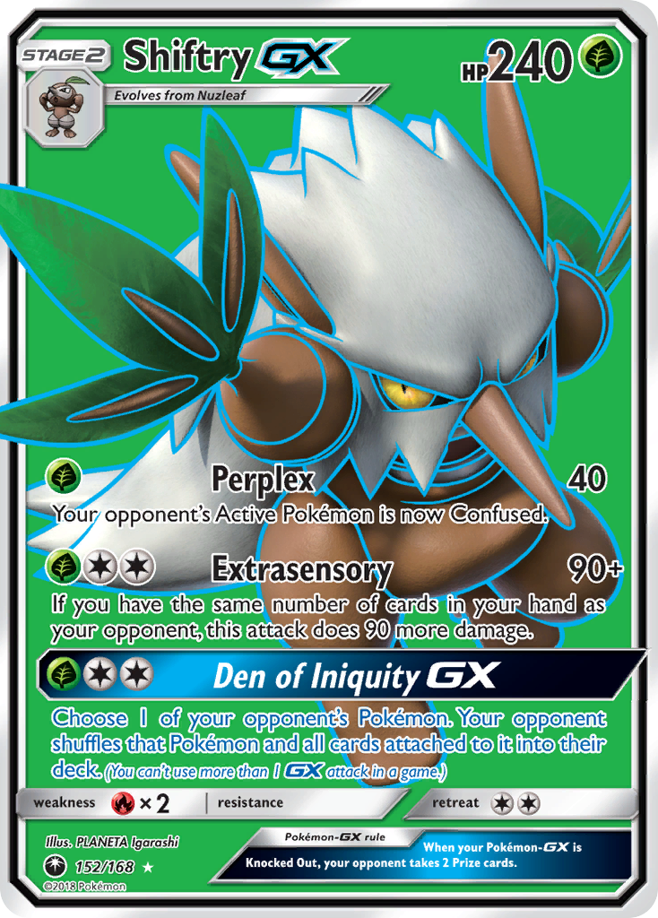 Carta Shiftry GX