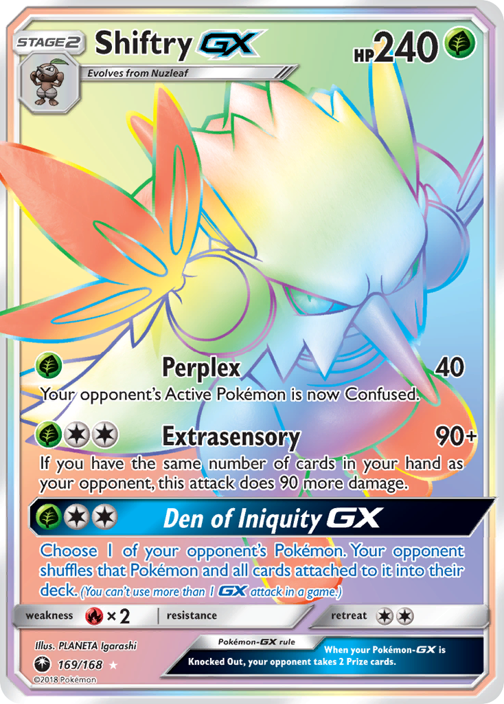 Carta Shiftry GX