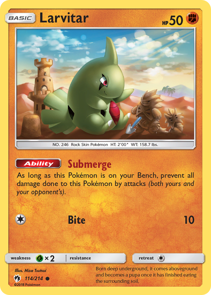 Carta Larvitar
