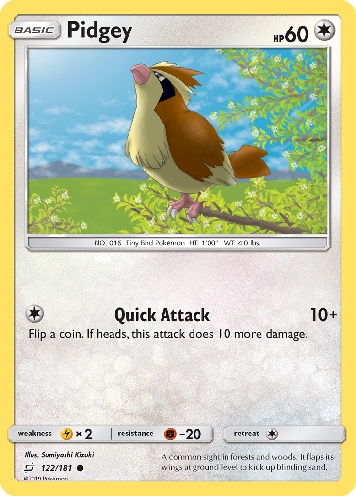 Carta Pidgey