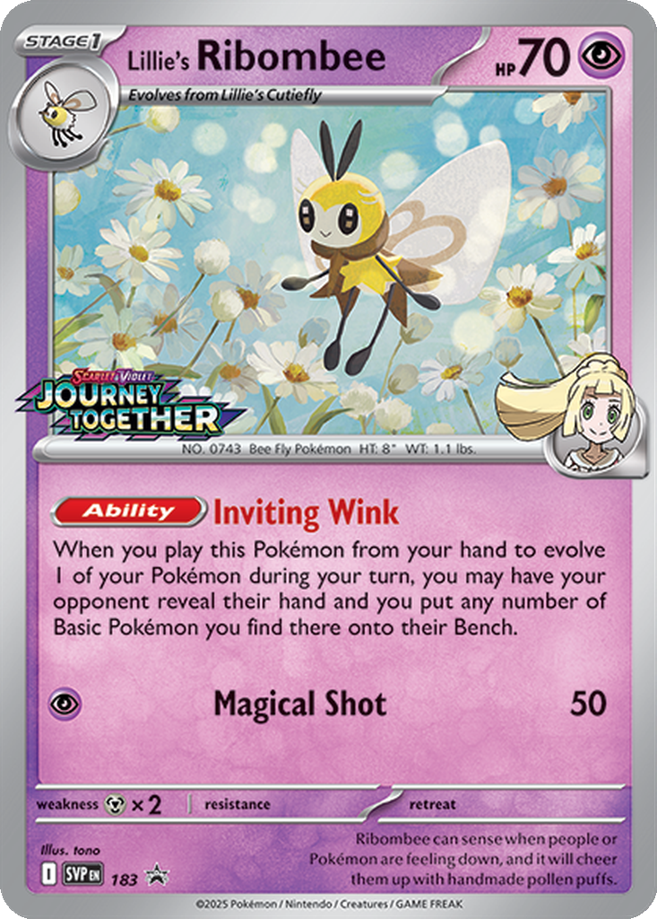 Carta Lillie's Ribombee