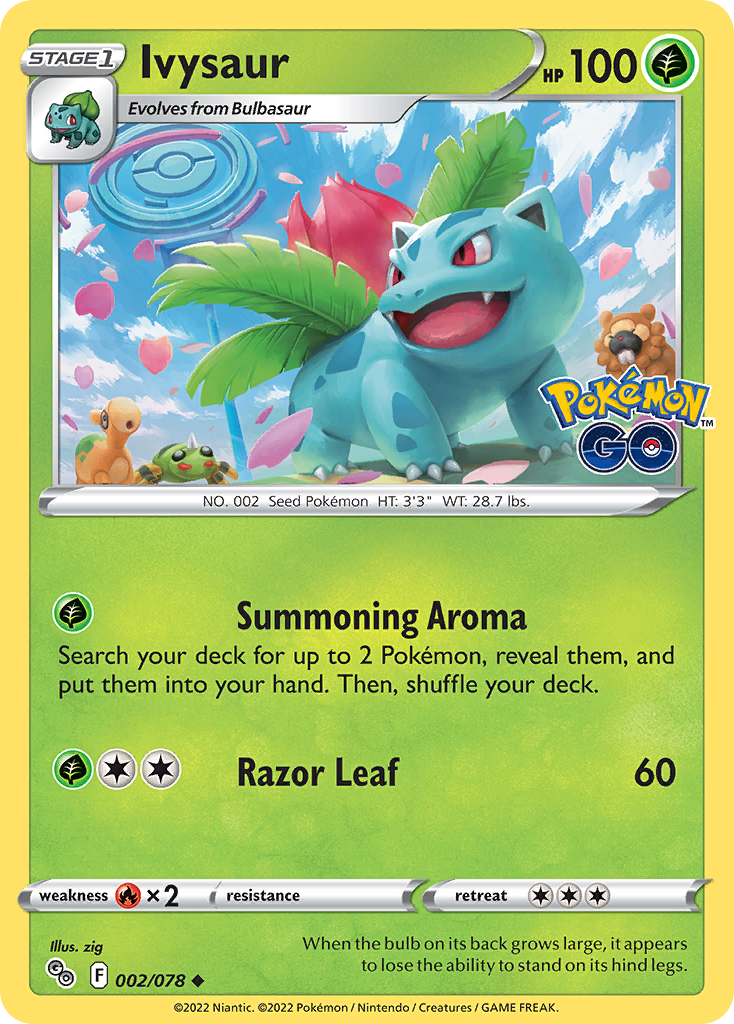 Carta Ivysaur