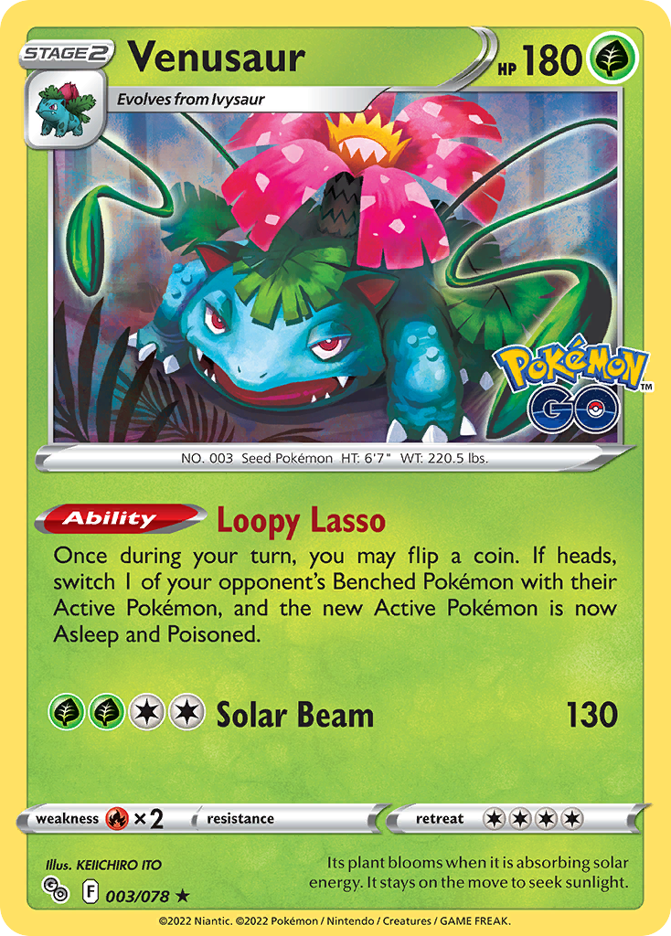 Carta Venusaur