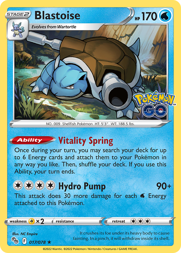 Carta Blastoise