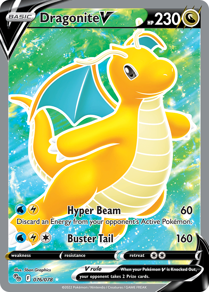 Carta Dragonite V
