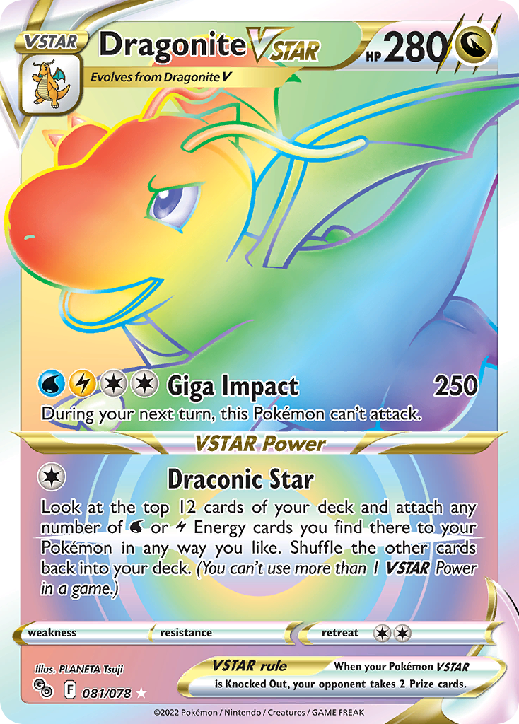 Carta Dragonite V-ASTRO