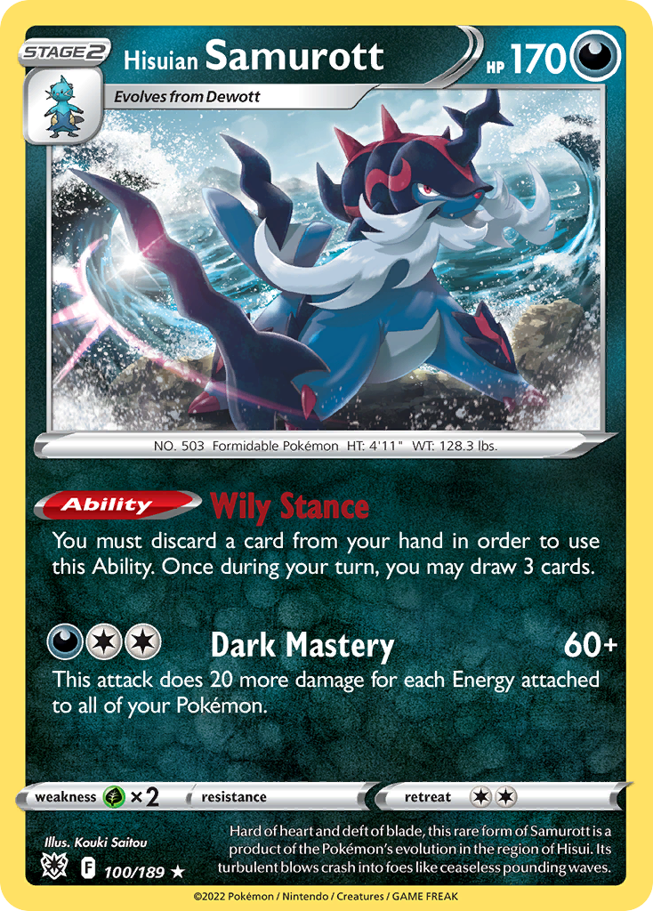 Carta Samurott de Hisui