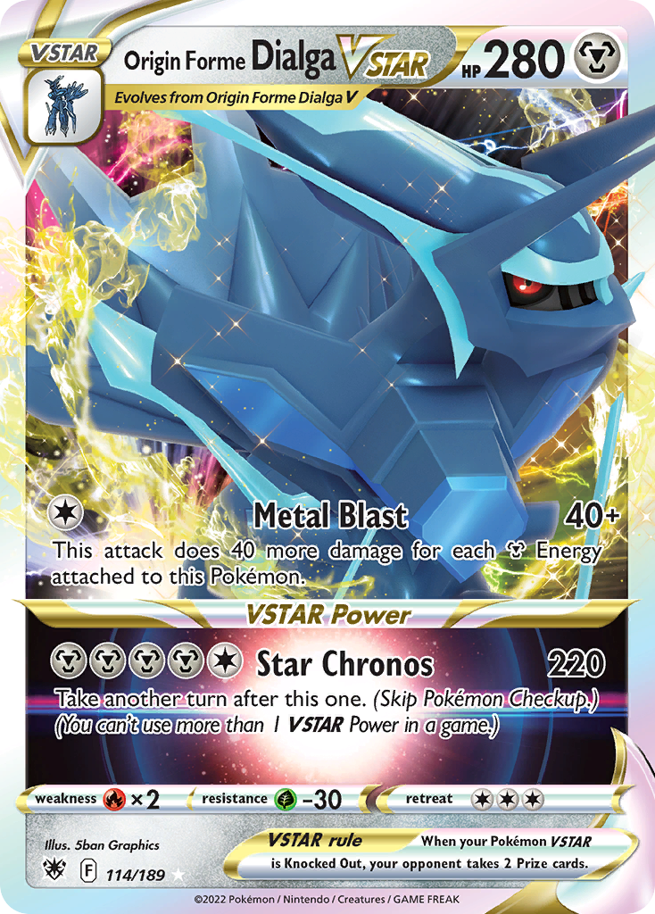 Carta Dialga Forma Origem V-ASTRO