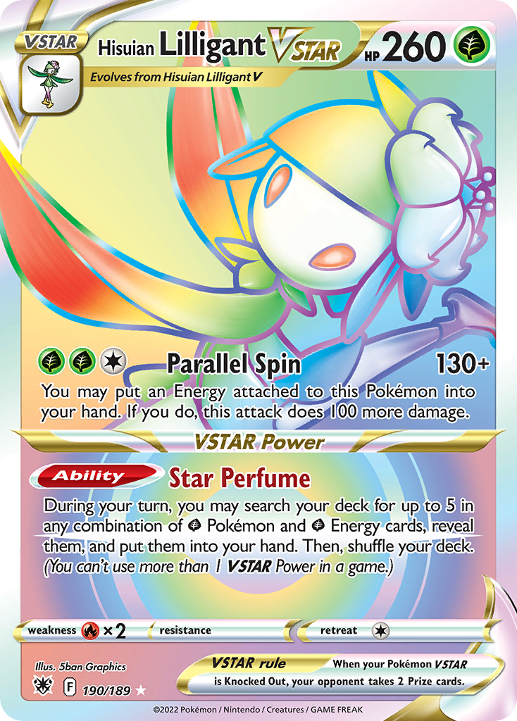 Carta Lilligant de Hisui V-ASTRO