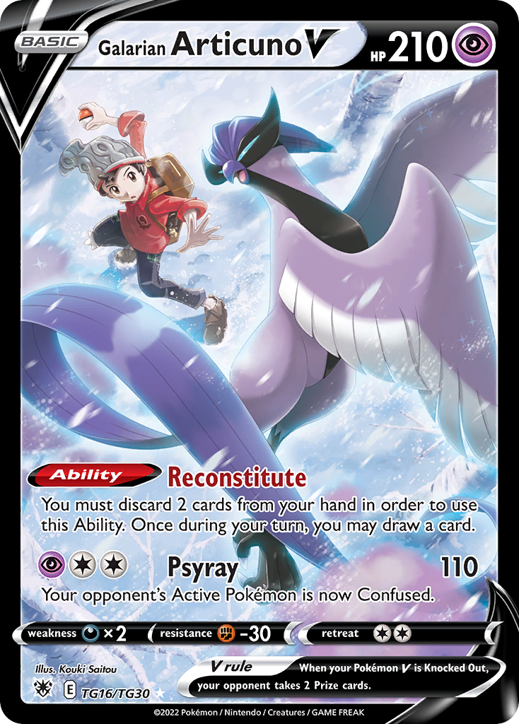 Carta Articuno de Galar V
