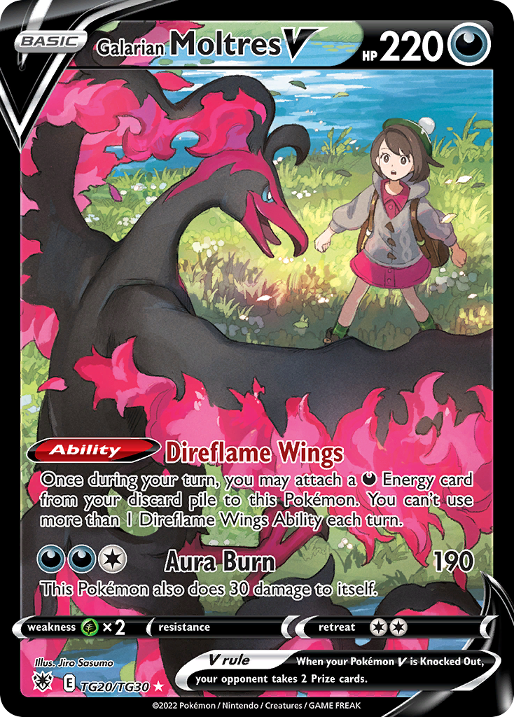 Carta Moltres de Galar V