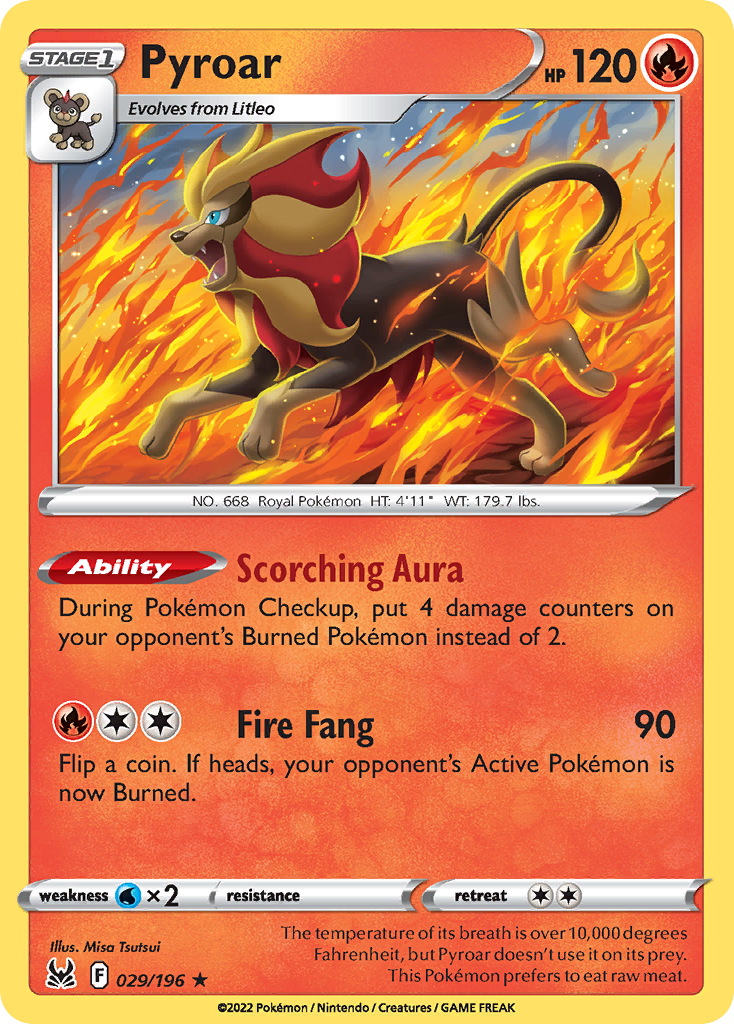Carta Pyroar