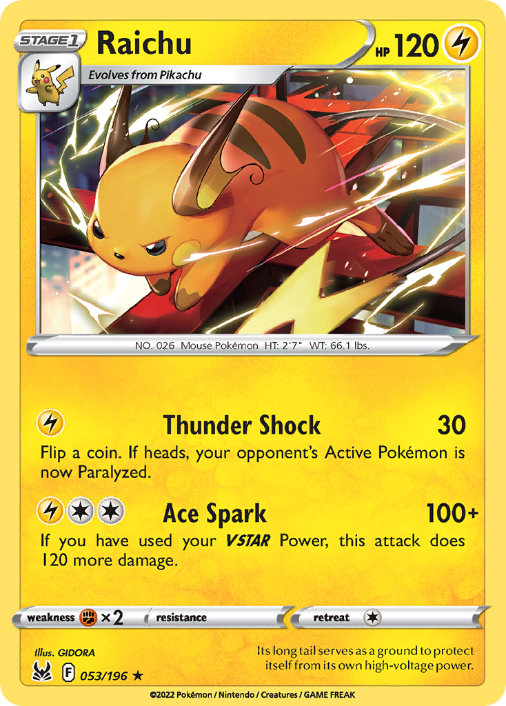 Carta Raichu