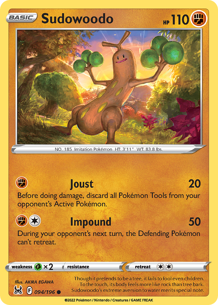 Carta Sudowoodo