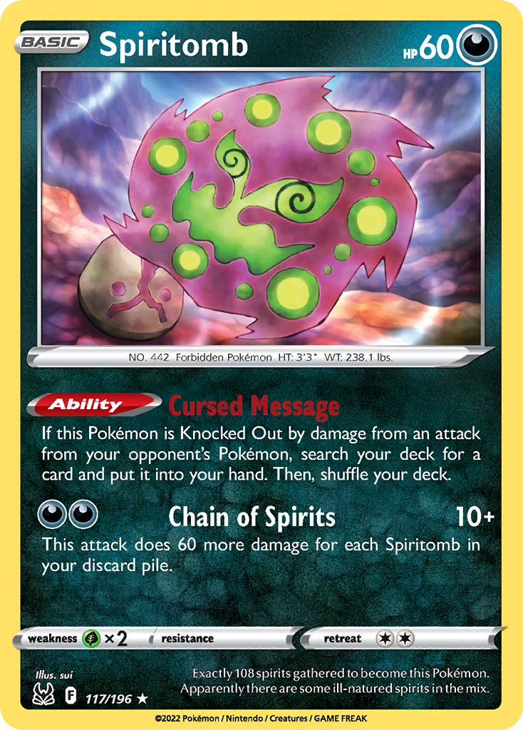 Carta Spiritomb