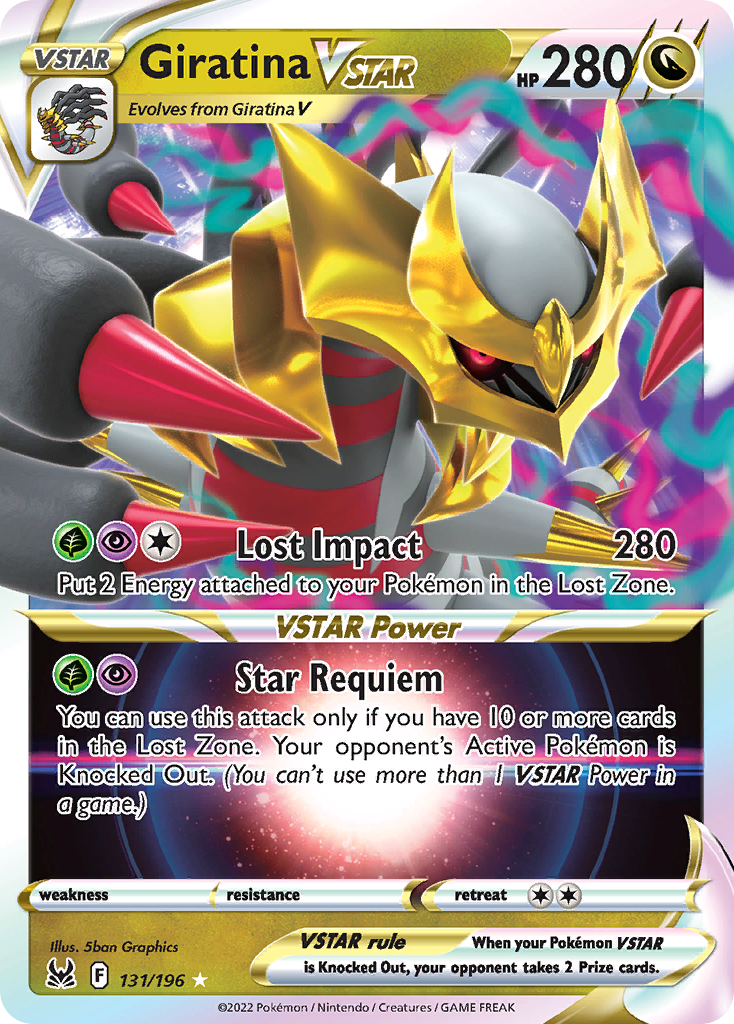 Carta Giratina V-ASTRO